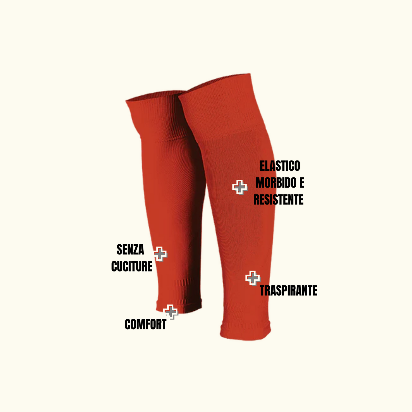 TUBE SOCKS RED